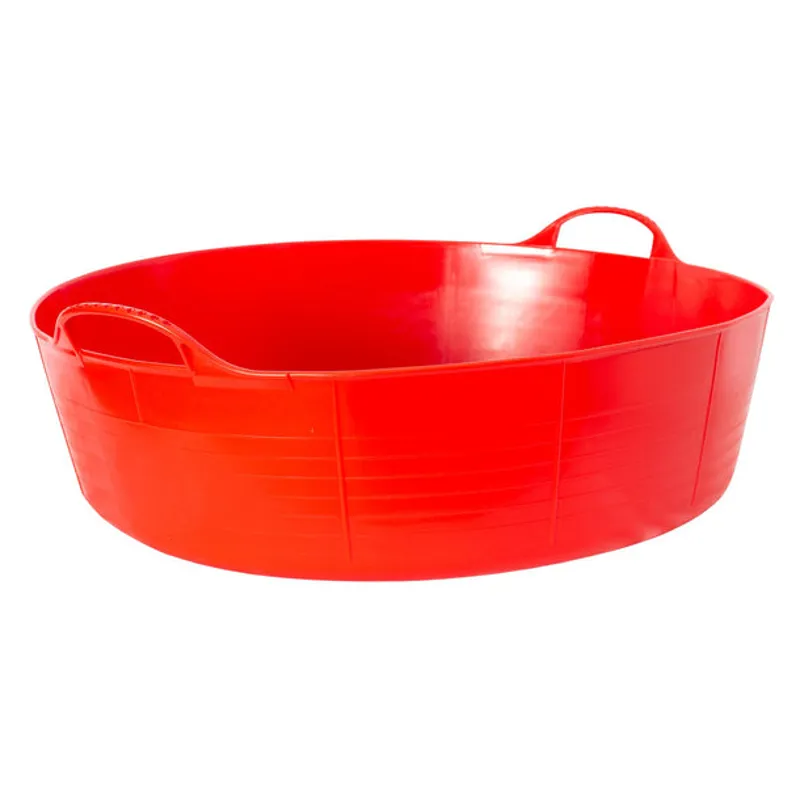 Red Gorilla Tubtrug Flexible Large 35L Shallow in Red